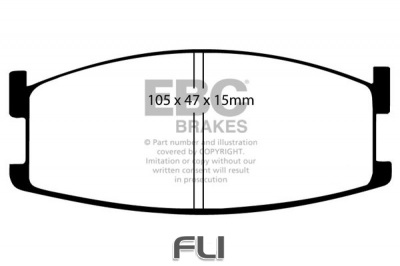 EBC DP327 standaard Remblokken