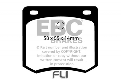 EBC DP331 standaard Remblokken