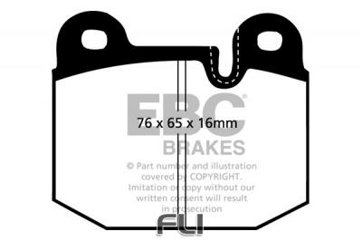 EBC DP341 standaard Remblokken