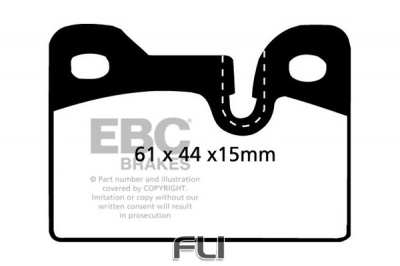 EBC DP342 standaard Remblokken