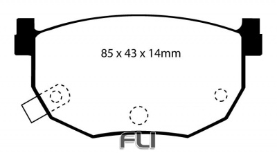 EBC DP3528 Redstuff Remblokken
