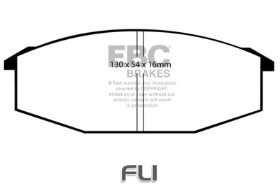 EBC DP352 standaard Remblokken