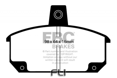 EBC DP354 standaard Remblokken