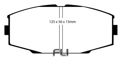 EBC DP3610 Redstuff Remblokken