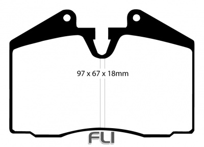 EBC DP3612 Redstuff Remblokken