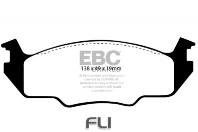 EBC DP366_2 standaard Remblokken