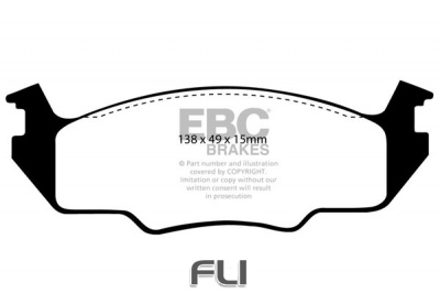 EBC DP366 standaard Remblokken