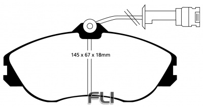 EBC DP3711 Redstuff Remblokken