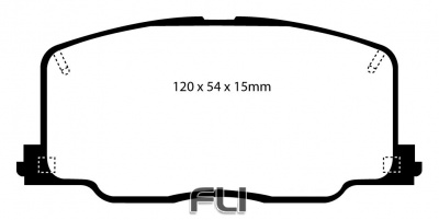 EBC DP3725 Redstuff Remblokken