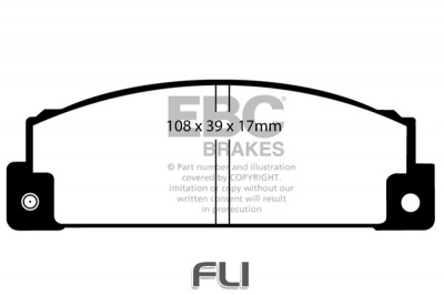 EBC DP372 standaard Remblokken