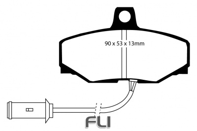 EBC DP3757 Redstuff Remblokken
