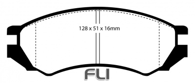 EBC DP3839 Redstuff Remblokken