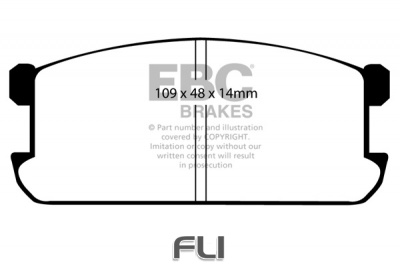 EBC DP383 standaard Remblokken