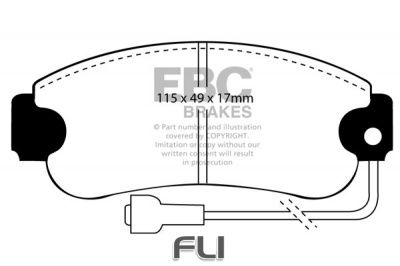 EBC DP385 standaard Remblokken