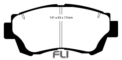 EBC DP3874 Redstuff Remblokken