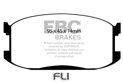 EBC DP387 standaard Remblokken