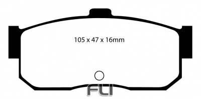 EBC DP3889 Redstuff Remblokken