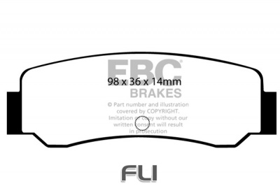EBC DP392 standaard Remblokken