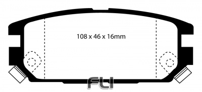 EBC DP3987 Redstuff Remblokken