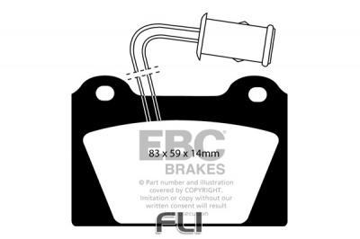 EBC DP398 standaard Remblokken