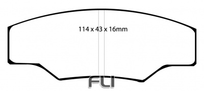 EBC DP4003 Yellowstuff Remblokken