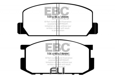 EBC DP402 standaard Remblokken