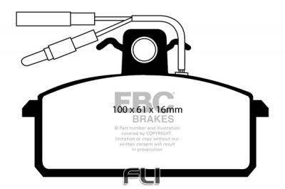 EBC DP410_2 standaard Remblokken