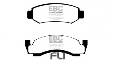 EBC DP41261 Yellowstuff Remblokken
