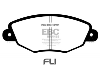 EBC DP41322 Yellowstuff Remblokken
