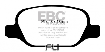 EBC DP41338 Yellowstuff Remblokken