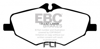 EBC DP41488 Yellowstuff Remblokken