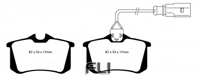 EBC DP41522 Yellowstuff Remblokken