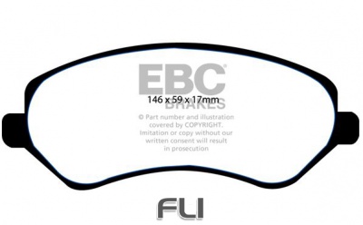 EBC DP41612 Yellowstuff Remblokken
