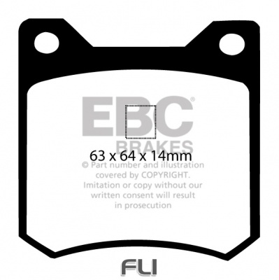 EBC DP4162 Yellowstuff Remblokken