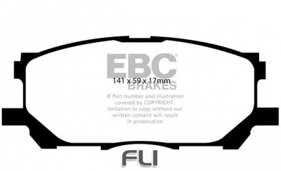 EBC DP41681 Yellowstuff Remblokken
