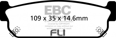 EBC DP41784 Yellowstuff Remblokken