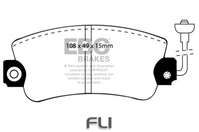 EBC DP417 standaard Remblokken