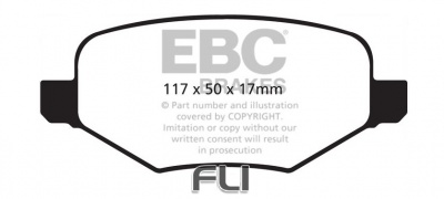 EBC DP41826 Yellowstuff Remblokken