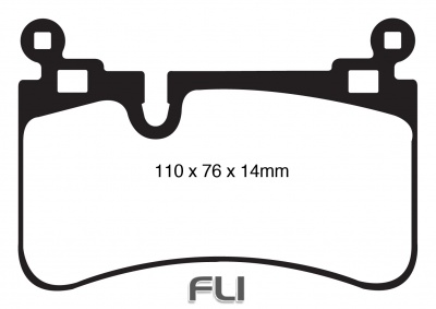 EBC DP41839 Yellowstuff Remblokken