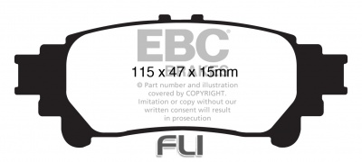 EBC DP41850 Yellowstuff Remblokken