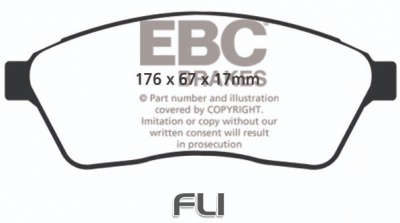EBC DP41859 Yellowstuff Remblokken