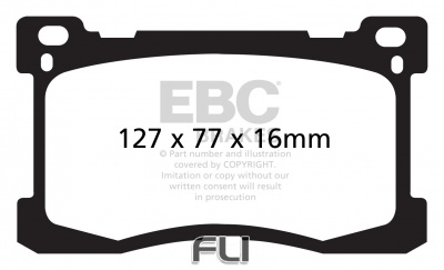 EBC DP41882 Yellowstuff Remblokken