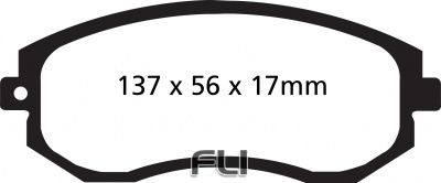 EBC DP41884 Yellowstuff Remblokken