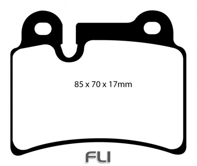 EBC DP41944 Yellowstuff Remblokken