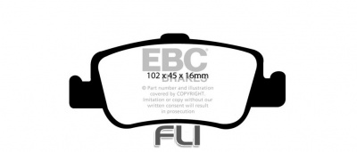 EBC DP41949 Yellowstuff Remblokken