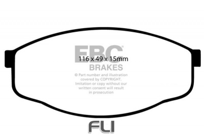 EBC DP419 standaard Remblokken