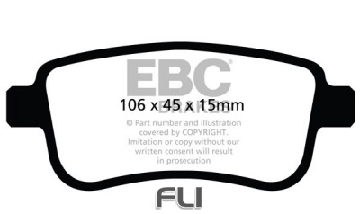 EBC DP42025 Yellowstuff Remblokken