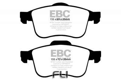 EBC DP42090 Yellowstuff Remblokken