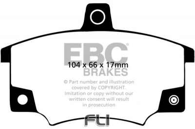EBC DP420_2 standaard Remblokken