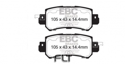 EBC DP42135 Yellowstuff Remblokken